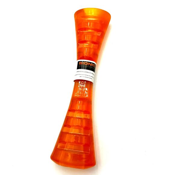 BARK BOX | NEW Orange Bionic Urban Stick Fetch Toy Tough Durable Aggressive Chew - Picture 1 of 4